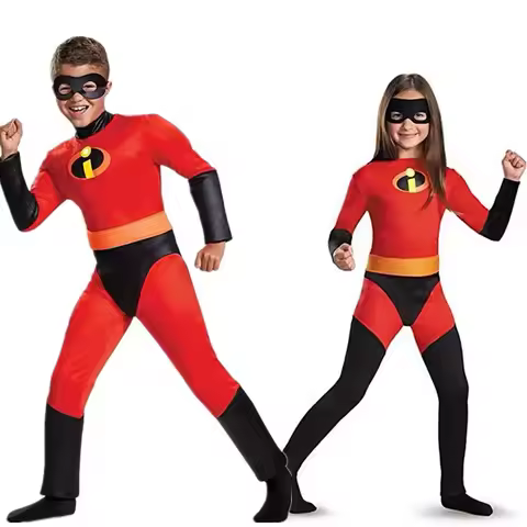 Halloween Costume Mr. Incredible 2 Costume Adult Woman Cosplay Suits Anime Jack Parr Teenager Parent