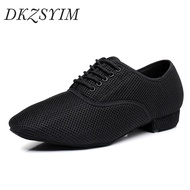 【User-friendly】 Dkzsyim Men Dance Shoes Breathable Latin Ballroom Dance Shoes Modern Shoes Men's Tango Shoes Dance Sneaker For Boy Heeled 2.5cm