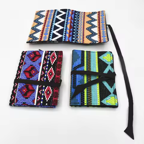 Portable Cigarette Tobacco Bag With Cigarette Holder Metal pipe Rolling Paper Storage Pouch Tobacco 