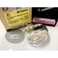 piston superhead forged lc135/y15y16 62 /63 /65 /70 /72 mm tobaki set