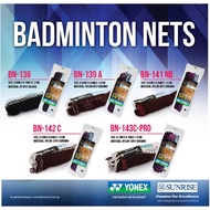 Yonex Badminton Net 100% Original (BN143C PRO, BN142C, BN141 NB, BN139A, BN136)