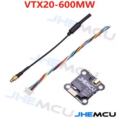 JHEMCU Crossover 5.8G Image Transmission VTX20-600 FPV Transmitter PitMode 25mW 100mW 200mW 400MW 60