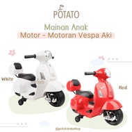 Official Licensed M399 Vespa Battery Motorcycle Children's Toy