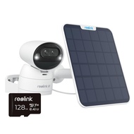 REOLINK Argus Track+SP with 128GB SD Card, 4K 8MP Solar Security Camera, Wireless Outdoor Camera, 6W