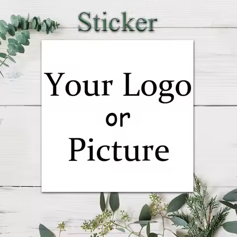 Custom square Stickers Personalized Logo Sticker Adhesive Labels Wedding Party Decoration Stationery