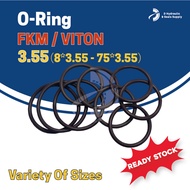 3.55 [8-75] Viton O Ring FKM O Ring Rubber Viton O Ring Rubber Ring O Ring Gasket Sealing
