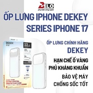 DEKEY Transparent Case for iPhone 17/17 Pro/17 Pro Max, Anti-Yellow Transparent iPhone 17 Pro Max Ca