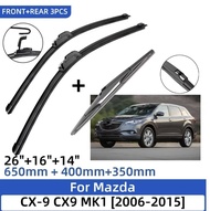 Mazda CX9 CX-9 2006 -2015   Wiper Premium Metal wiper  Blade Japan Technology