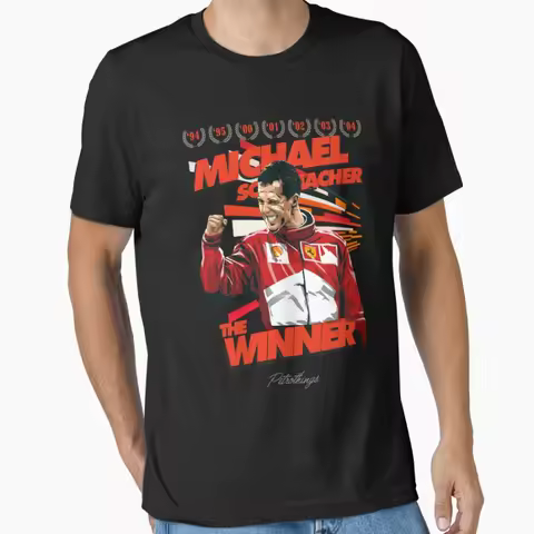 Michael Schumacher The Winner Race car driver motor sports vintage The King Legend racing T Shirt la