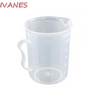 IVANES Measuring Cup School Supplies Laboratory 250/500/1000/ml Reusable Durable Plastic Measuring Cylinder