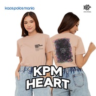 Kaos Distro Heart KPM Apparel Classic Premium Cotton Combed 20s