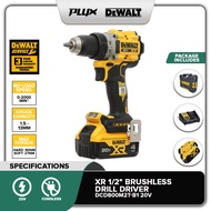 DEWALT DCD800M2T-B1 20V XR Brushless Cordless 1/2-in Drill/Driver Compact Hand Electric Drill