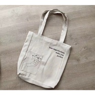 Tot Bag Wanita Quotes Perfect premium quality E6J7 latest simple teenage Bag school Bag Good quality