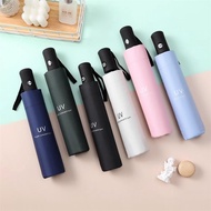 New Automatic UV Design Sunscreen Eight Bone Umbrella Protection Sunshade Three Folding Umbrella