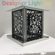 Designer Lighting 30cm Outdoor Gate Light Lampu Pagar Malam Lampu Hiasan Car Porch Lighting Lampu Te