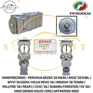 BEZZA '16 D63D/ARUZ '19 D38L/MYVI '18 D20N/HILUX REVO '16/HINO DENSO VALVE ( ORG ) MIT447500-4920
