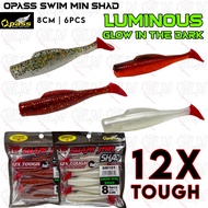 OPASS SWIM MIN SHAD SM101 8CM SOFT PLASTIC