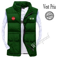 Gojek gofood zipper vest for men, custom vest for men, waterproof Gojek vest, premium Gojek parachut