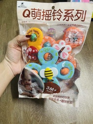 [HÀNG LOẠI 1] Set 3 con quay spinner con quay đồ chơi chong chóng dính tường âm thanh vui nhộn cho b