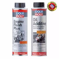 Liqui Moly *Mos2 Oil Additive (300 ml) And *Engine Flush Plus (300 ml)