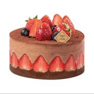 Kue Ulang Tahun TOUS LES JOURS Choco Berry Fruit Fresh Cream Cake