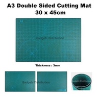Double Sided CM & Inch A3 Interlayer PVC Cutting Mat A3 Double Sided 30cm*45cm Thickness 3mm 2972.1