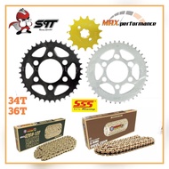 BENELLI TNT 135 <34T<36T<Tobaki Normal Chain<Oring Chain Sprocket Set