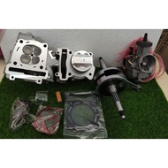 LC 135 RACING BLOCK 70MM, 72MM + RACING CYLINDER HEAD 25-28 + RACING CRANKSHAFT JET UP 4MM(+8MM) + CARBURETOR PWK 38MM