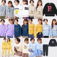 GU x Pokemon 寶可夢系列 : 2022 秋冬 童裝 / 嬰兒 印花 長袖 衛衣 、針織衫  、休閒上衣、家居服套裝 /  男童 女童 長袖衫 上衣 / 寵物小精靈 比卡超