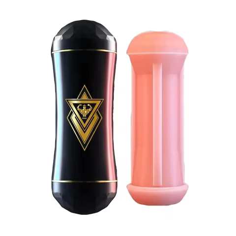 A realistic vaginal male masturbator. It has a deep and genuine texture, soft and flesh-like in feel