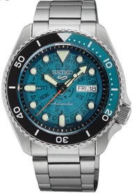 นาฬิกาข้อมือผู้ชาย SEIKO 5 Sports Automatic SKELETON Time Sonar’ ในยุค 70 รุ่น SRPJ45K1 หน้าปัดโปร่งสีฟ้า SRPJ47K1 หน้าปัดโปร่งสีน้ำตาล ขนาดตัวเรือน 42.5 มม.