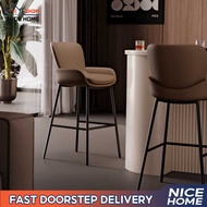 Light  Simple Modern Bar Chair Kitchen Island High Chair Foreground Household Chair