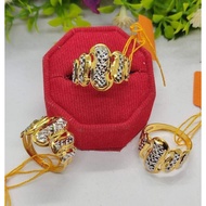 Cincin pulut dakap dewasa emas 916 tulen