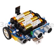HU-063 Graphical Programming 51 Intelligent Car Kit Infrared Tracking Ultrasonic Obstacle Avoidance 
