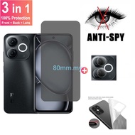 Anti-spy Screen Protector for Itel A80 Privacy Screen Protector for Itel A80 A06 A50C A50 A70 P65 A5