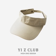 Yi Z CLUB การพักผ่อนกลางแจ้งฟิตเนสหมวกตีกอล์ฟหมวกเบสบอลสำหรับทั้งหญิงและชายหมวกบังแดดด้านบนว่างเปล่า0.1 Azureway J.lindeberg DESCENTE