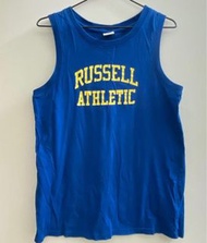 正品Russell Athletic美式籃球無袖寬鬆運動長版背心球衣M(二手)
