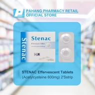 STENAC Effervescent Tablets (Acetylcysteine 600mg) 2'S/strip