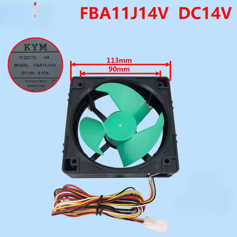 Freezer motor for Panasonic refrigerator Fan cooling fan FBA11J14V DC14V 0.17A