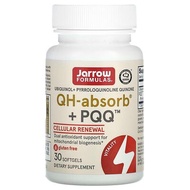 พร้อมส่ง Jarrow Formulas Ubiquinol QH-Absorb + PQQ 30 Softgels