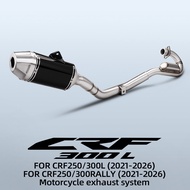 Modified Exhaust System For Honda CRF250L CRF300L CRF250RALLY CRF300RALLY 2021‑2026 Off‑Road Bike