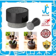 1KEA ÄDELSTEN Pestle and mortar | marble black