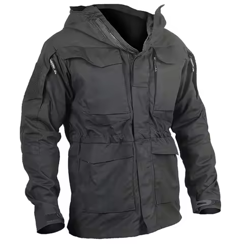 M65 UK US Clothes Casual Tactical Windbreaker Men Waterproof Flight Pilot Coat Hoodie Hunting Field 