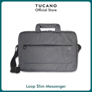 Tucano Messenger Bag Loop Slim for Laptop Macbook Pro Up to 13" - Black (BSLOOP13-BK) Work Bag | 13 