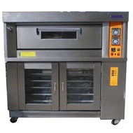 GOLDEN BULL 2 in 1 Upper Electric Oven 1 Deck 2 Tray &amp; Lower Fermenting Proofer Box YXD-20FX