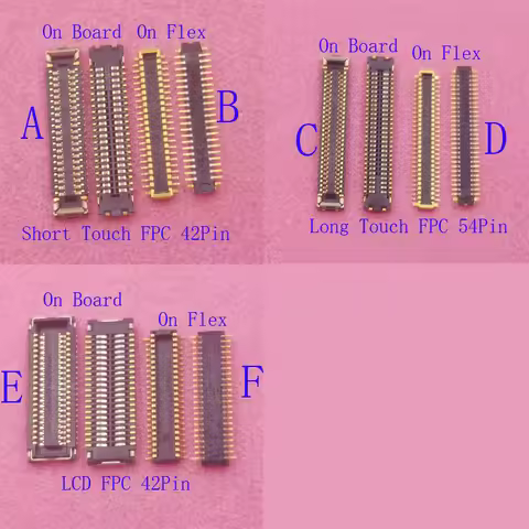 1-10Pcs LCD Display Screen Touch FPC Connector Plug Board For A2197 A2270 A2602 IPad 7 8 9 2019 2020