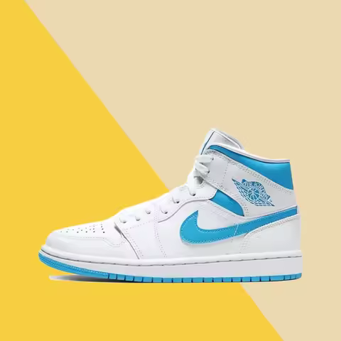 NIKE Air Jordan 1 Mid Classic Basketball Shoes, Ankle Support Cushioned Comfort Unisex Sneakers for 