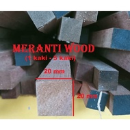 1" x 1" Solid Meranti Wood/ Kayu perabot berketam/ Deco