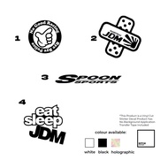 [SG SELLER] JDM Sticker spooon type r - vinyl cut sticker custom