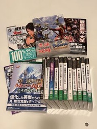 11盒 PSP + 4本書 三國無雙 戰國Basara 戰國無雙